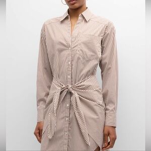 Veronica Beard Roanoke Stripe Shirtdress